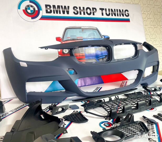 Бампер передний Bmw F30 M пакет