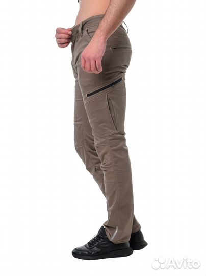 Мотоштаны starks python tactic NS Бежевые