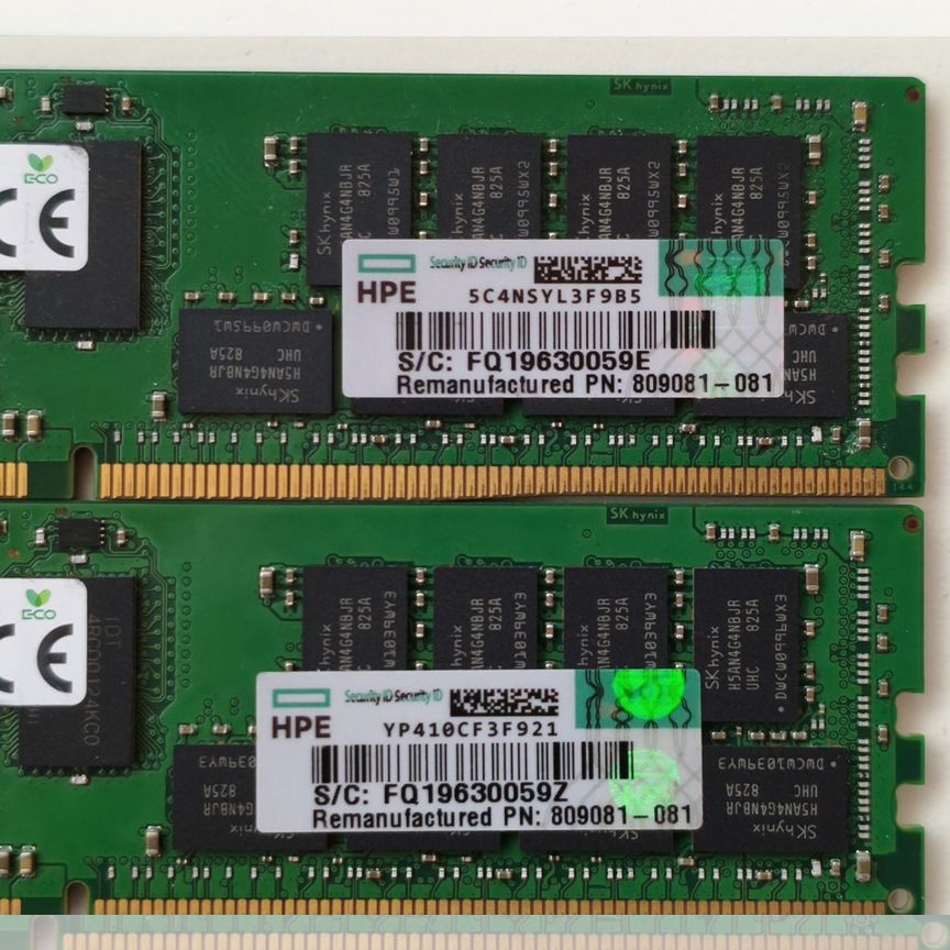 [809081-081] 16 Gb 2400 Hperefab Завод, Склад 2 Шт