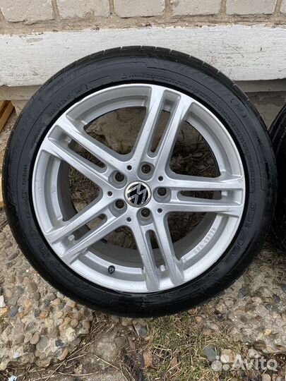 Литые диски r17 7,51x17 H2 с резиной