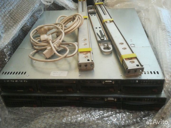 Сервер SuperMicro 1U xeon E3-1270 (3.4GHz) 32Gb