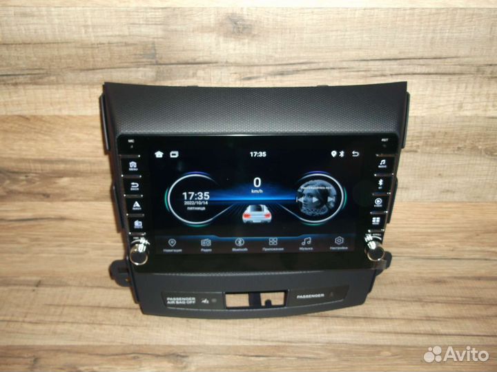Магнитола Mitsubishi Outlander Xl Android крутилки
