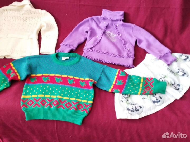 Детские вещи пакетом для девочек 104 110