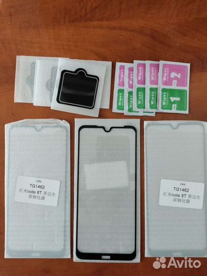 Чехол бампер и стёкла для xiaomi redmi note 8т