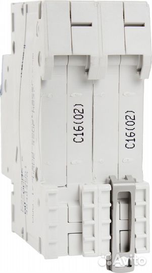 Автоматический выключатель TX3 2P C16 А 6 кА