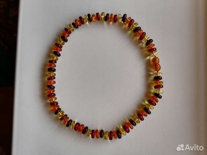 Бусы янтарь натуральный