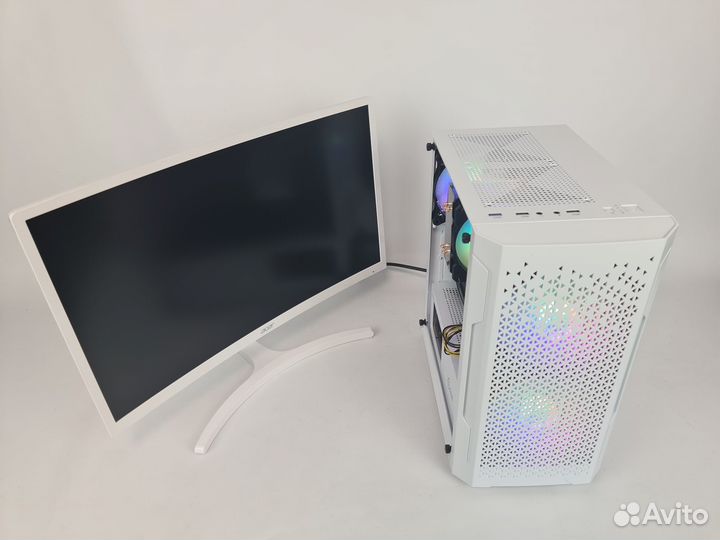 Игровой PC.Ryzen 5 c 144 герцeвым IPS монитором