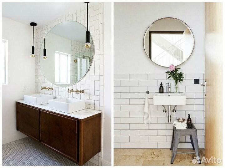 Зеркало круглое под заказ