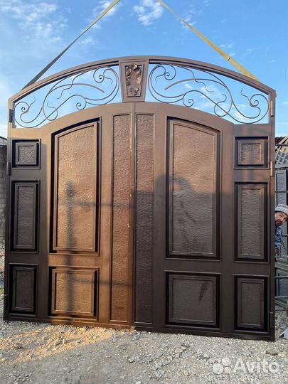 Кованые ворота под ключ с доставкой и установкой y