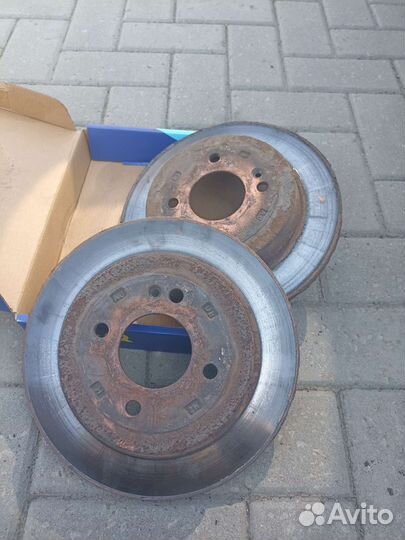 Тормозные диски kia rio 3 задние 2шт