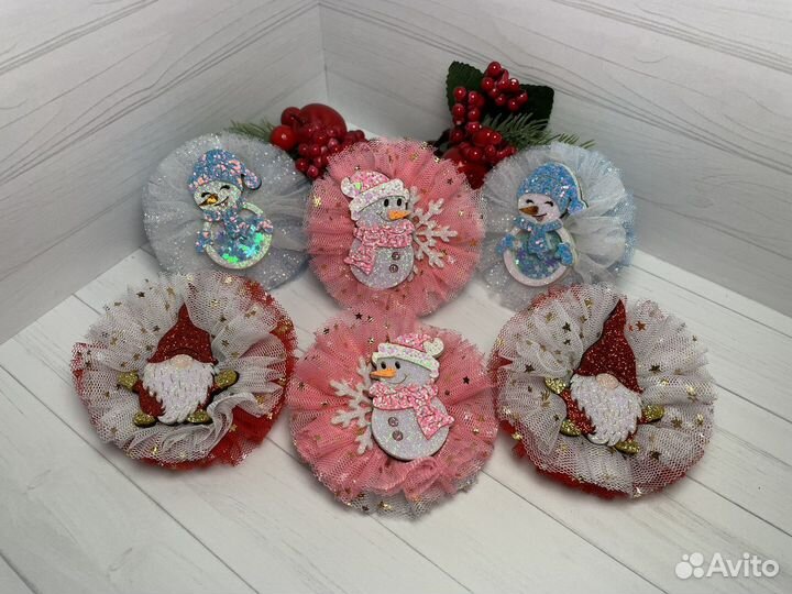 Зимние бантики