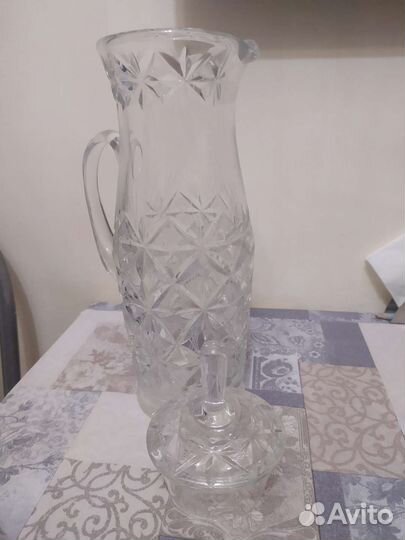 Кувшин хрустальный