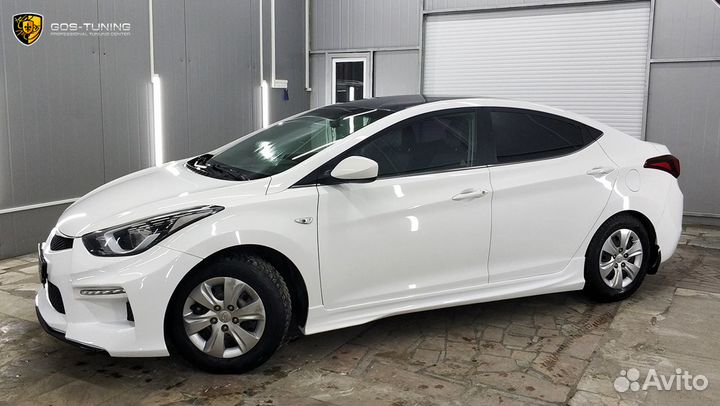 Тюнинг обвес (Бампера) на Hyundai Elantra MD