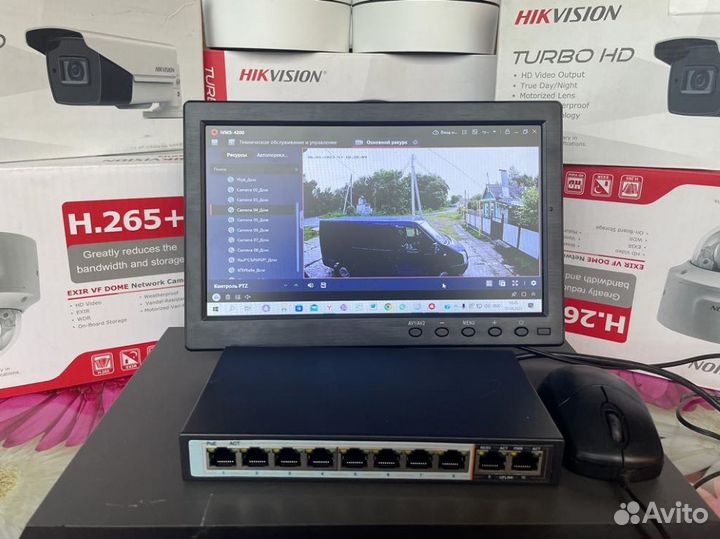 Монтаж видеонаблюдения, домофонов