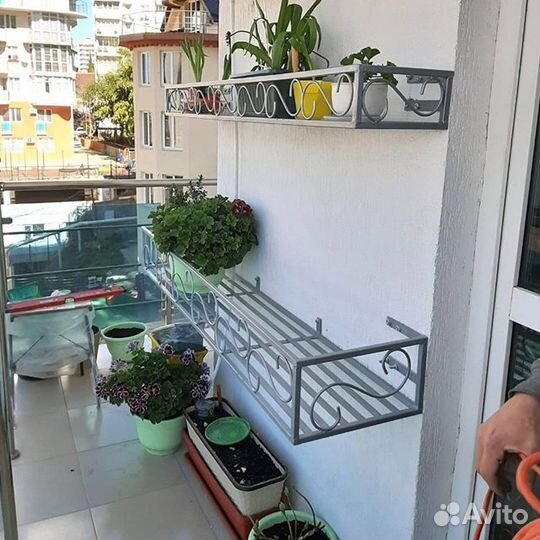 Цветочница на окно, рисунок 