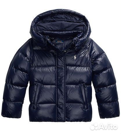 Пуховик Polo Ralph Lauren синий