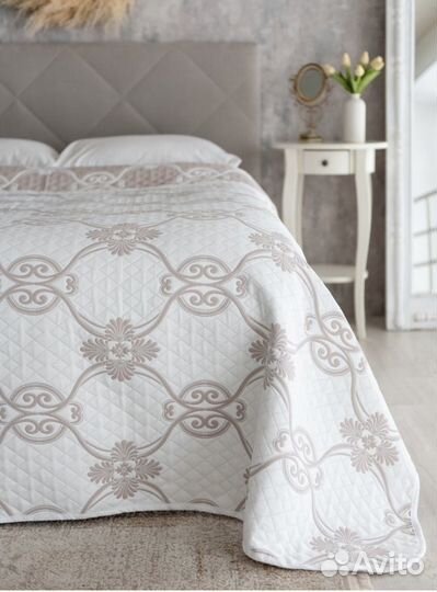 Покрывало плед жаккард евро 220 240 новое