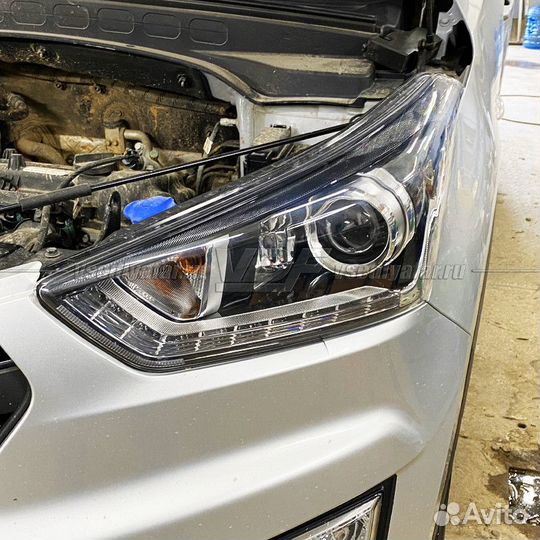 Стекло для фары Hyundai Creta (2015-2021) Правое