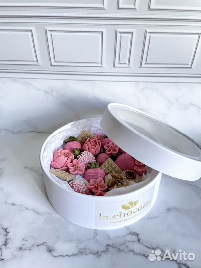 Шоколадный букет, клубника в шошоколаде