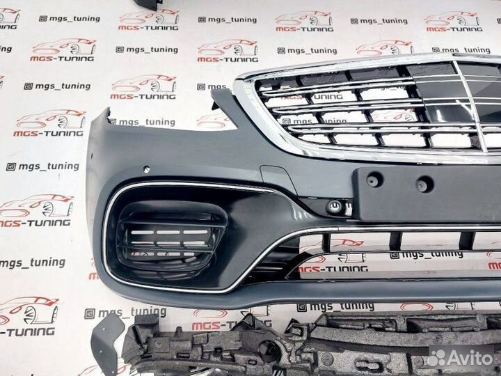 Обвес S63 AMG рест с решеткой Мерседес S class 222