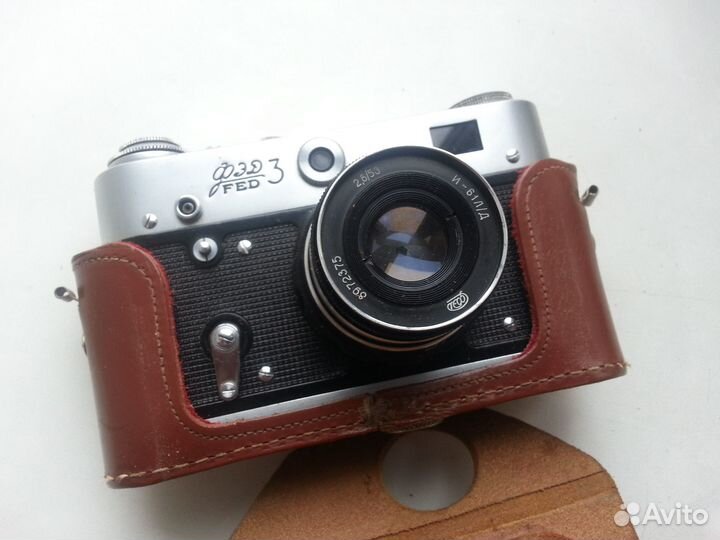 Дальномерный плёночный фотоаппарат фэд-3