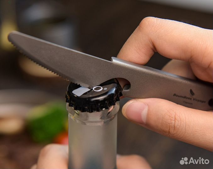 Титановые приборы походные 4 в 1 Boundless Voyage