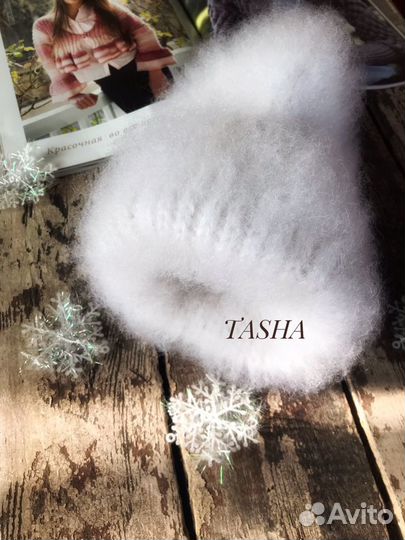 Шапка вязаная из мохера