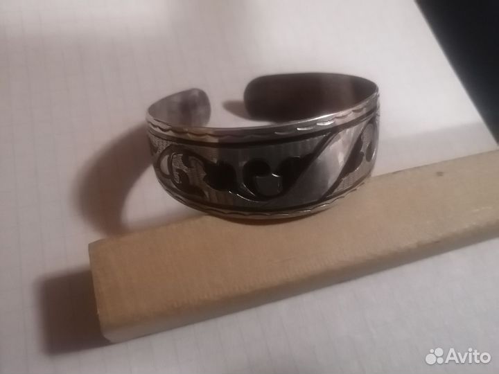 Серебряный браслет СССР
