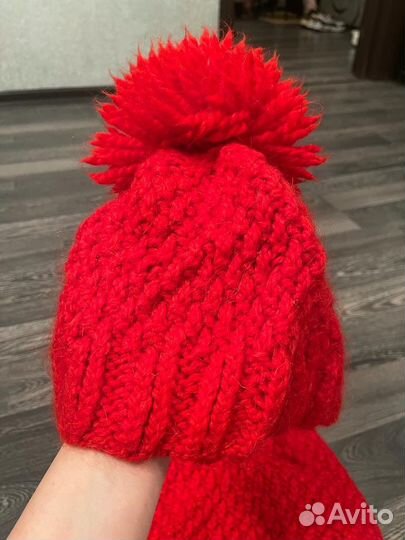 Шапка и снуд женский