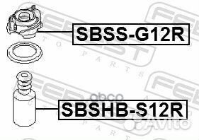 Пыльник с отбойником задний subaru legacy B14