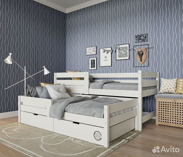 Двухъярусная детская кровать