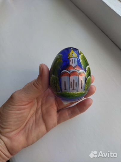 Яйцо пасхальное стекло