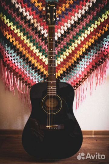Акустическая гитара fender CD-60BK