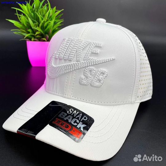 Белая бейсболка Nike (Арт.85948)