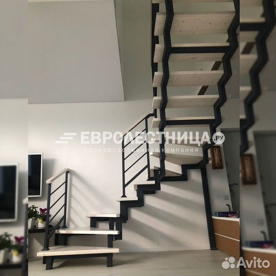 Лестница в стиле лофт