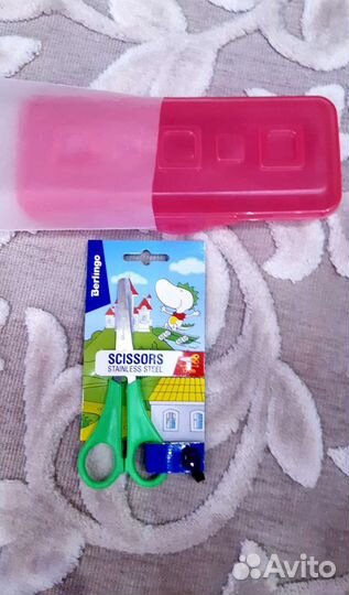 Пенал школьный+ножницы детские