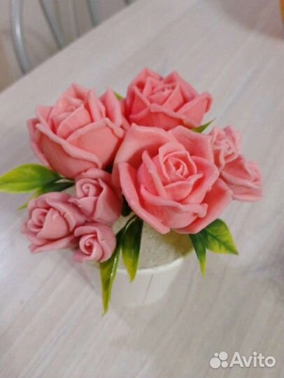 Букеты ручной работы из мыла