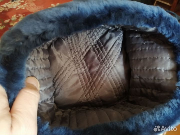 Мужская военная зимняя шапка