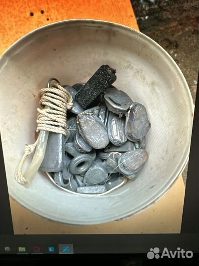 Грузила из свинца и кукуны рыболовные