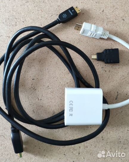 Переходники hdmi-minihdmi, hdmi-microhdmi,hdmi-VGA