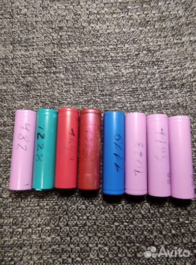 Б/у Li-ion аккумуляторы 18650 выс-вые