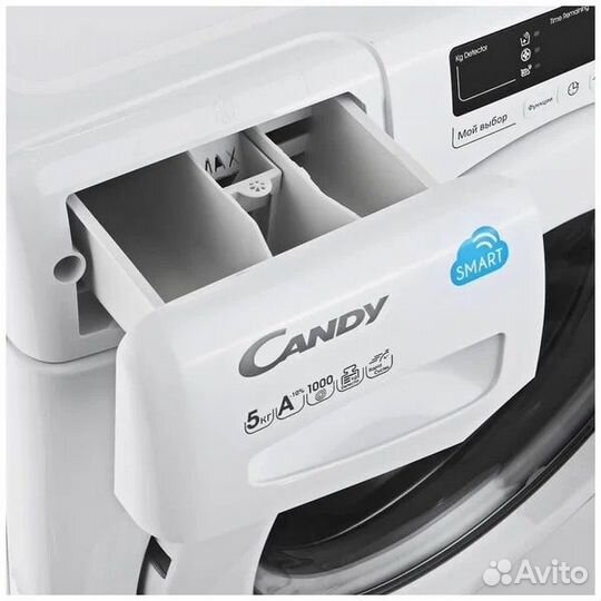 Новая стиральная машина Candy CS341052D1 5кг узкая