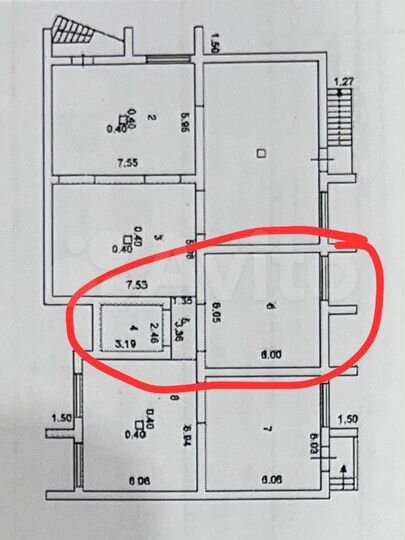 Свободного назначения, 48.6 м²