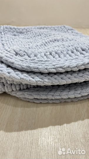 Плед детский вязаный ручная работа