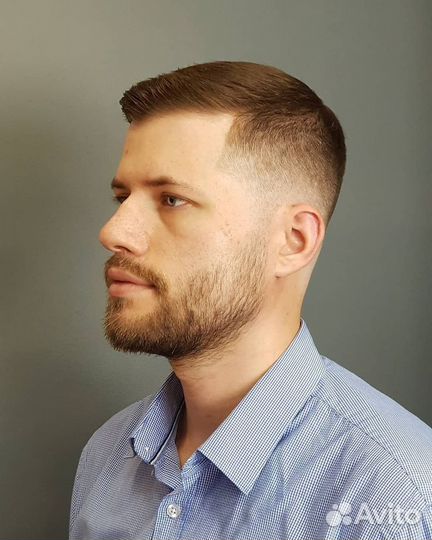 Модель на мужскую стрижку