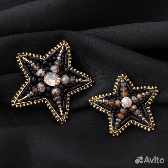Брошь орден русноц роботы из страз