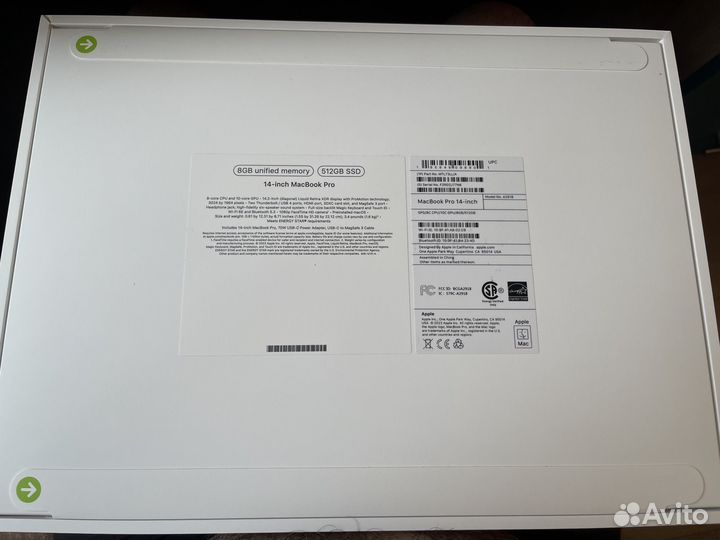 Macbook pro 14 m3 8/512gb