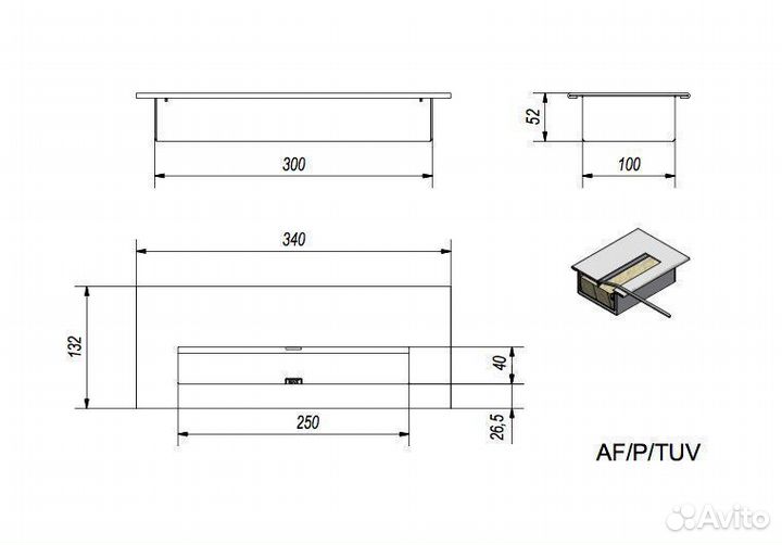 Биокамин Kratki Quat