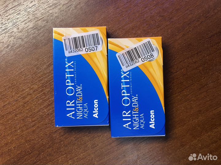 Линзы air Optix night and day aqua -4.75/8.6