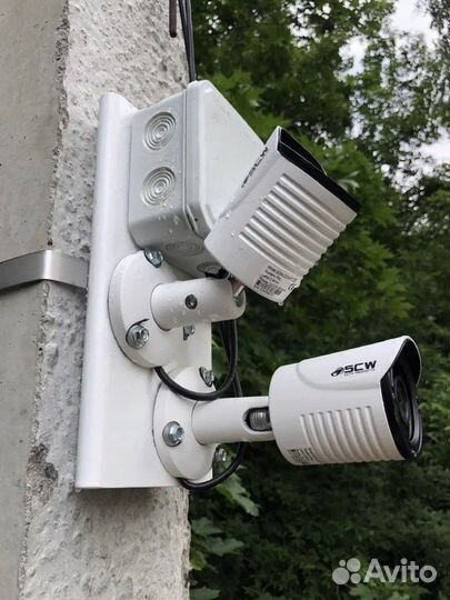 Видеонаблюдение монтаж готовый комплект